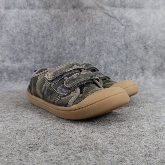 Cat & Jack Shoes Toddler 11 Sneakers Casual Canvas Camo Double Strap Kids Active - Picture 1 of 11